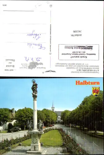 741506 Halbturn Mariensäule a. Hauptplatz pub Alpine Luftbild 2575