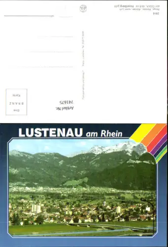 741675 Lustenau am Rhein Ansicht m. Bergkulisse