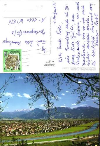 741677 Lustenau a. Rhein Ansicht m. Baum i. Vordergrund