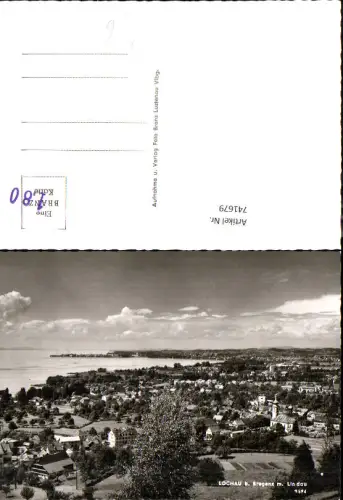 741679 Foto AK Lochau a. Bodensee m. Lindau i. Hintergrund Bregenz pub Foto Branz 1594