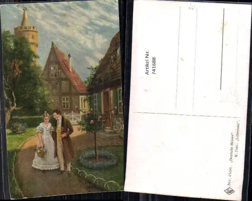 741688 Künstler AK W. Fohl Lebensmai Paar Liebe