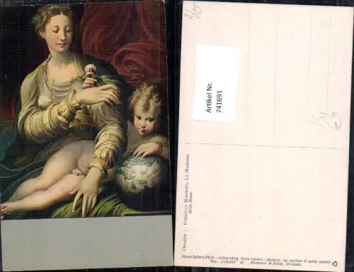 741691 Künstler AK Francesco Mazzuola La Madonna della Rosa