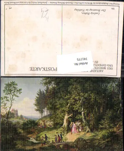 741775 Künstler AK Ludwig Richter Der Brautzug im Frühling