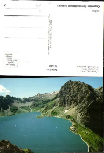 741782 Lünersee Vandans mit Douglas-Hütte Brandnertal
