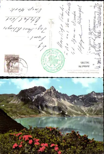 741785 Lünersee Vandans Alpenrosen Brandnertal