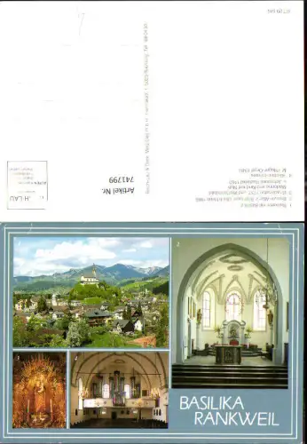 741799 Mehrbild AK Rankweil Basilika Altar Gnadenmutter