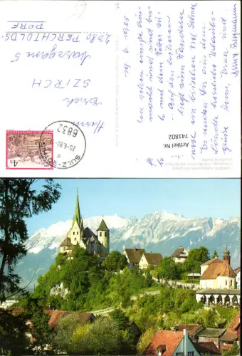 741802 Rankweil Liebfrauenkirche geg. Kreuzberge u. Altmann i. d. Schweiz