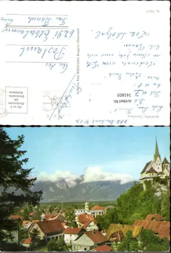 741803 Rankweil Liebfrauenkirche vor Berge