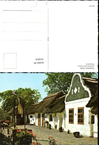 741854 Illmitz Seewinkel Barockgiebelhaus Florianihof
