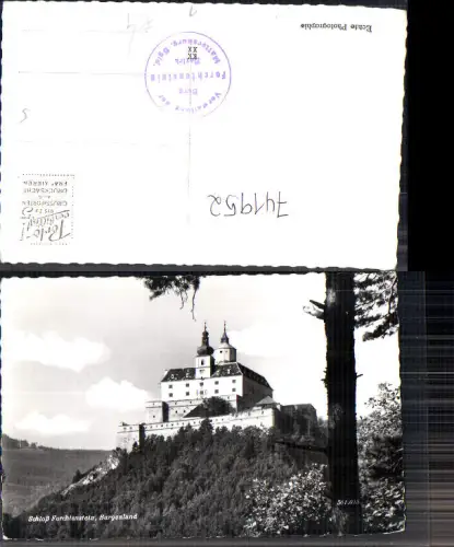 741952 Foto AK Forchtenau Burg Forchtenstein Baum im Vordergrund