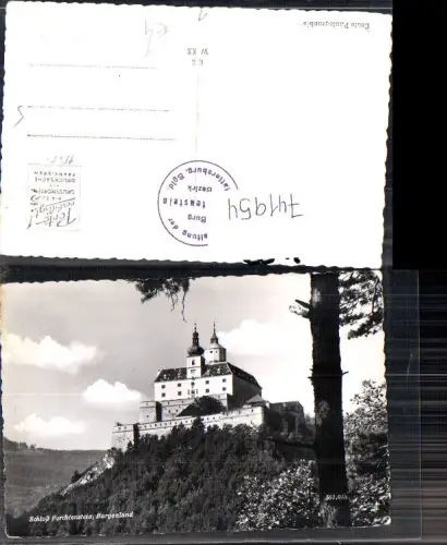741954 Foto AK Forchtenau Burg Forchtenstein Baum im Vordergrund