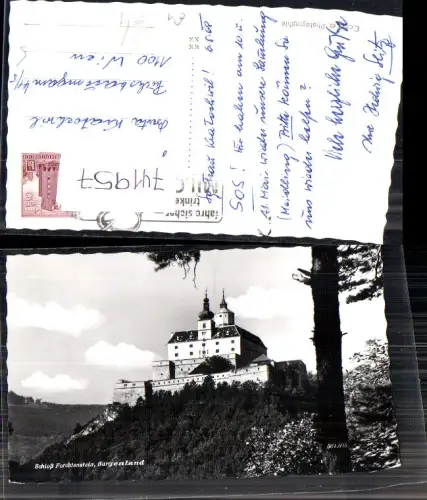 741957 Foto AK Forchtenau Burg Forchtenstein Baum im Vordergrund