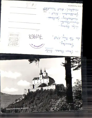 741968 Foto AK Forchtenau Burg Forchtenstein Baum im Vordergrund
