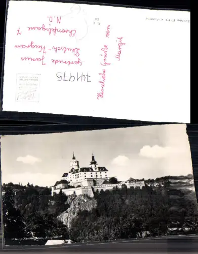 741975 Foto AK Forchtenau Burg Forchtenstein Schloss Stempel nach Deutsch-Wagram