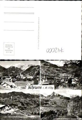742000 Mehrbild AK Schruns im Montafon Ansichten