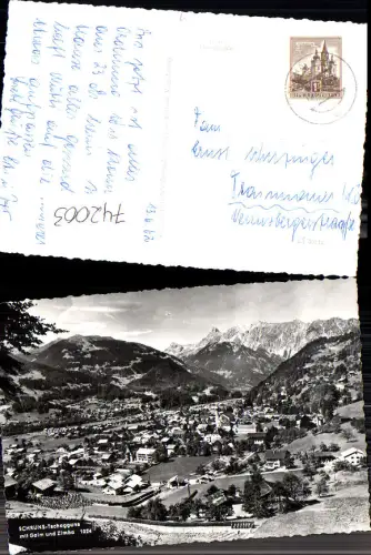 742003 Foto AK Schruns Tschagguns mit Golm u. Zimba