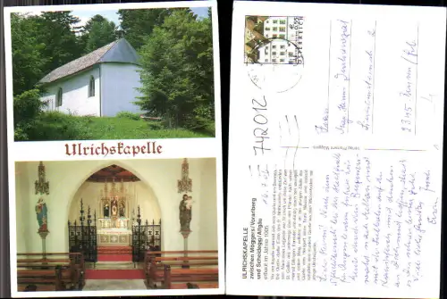 742012 Mehrbild AK Ulrichskapelle zwischen Möggers u. Scheidegg Allgäu Altar