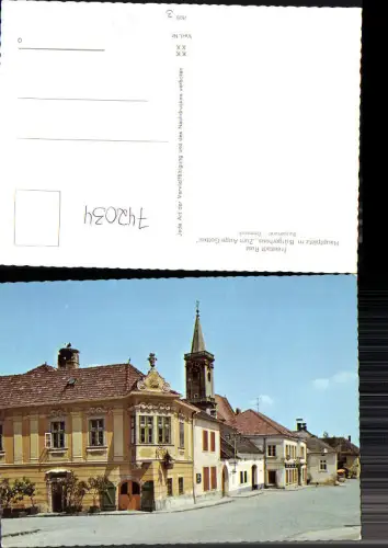 742034 Freistadt Rust Hauptplatz m. Bürgerhaus Zum Auge Gottes