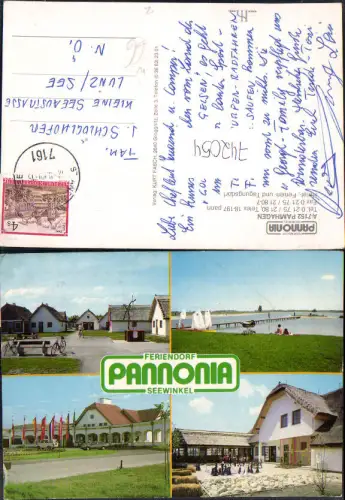742054 Mehrbild AK Feriendorf Pannonia Seewinkel Pamhagen Badeufer Ziehbrunnen