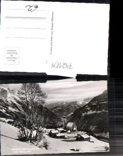742104 Foto AK Bartholomäberg geg. Silvretta im Winter pub Risch-Lau 8071