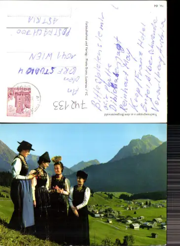 742133 Trachtengruppe a. d. Bregenzerwald Lustenau Tracht Frauen