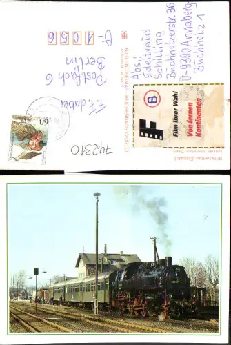 742310 Eisenbahn Dampflokomotive Bahnhof Schlettau Erzgebirge