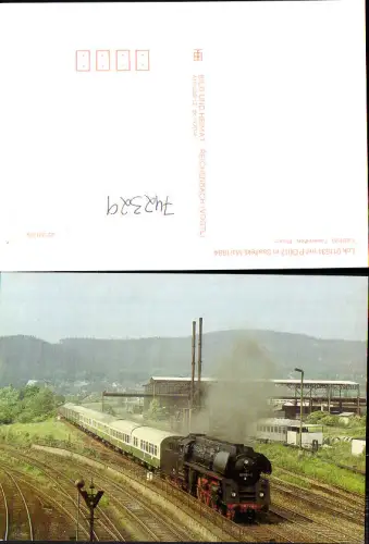 742329 Eisenbahn Dampflokomotive Lok 011531 mit P8017 Saalfeld