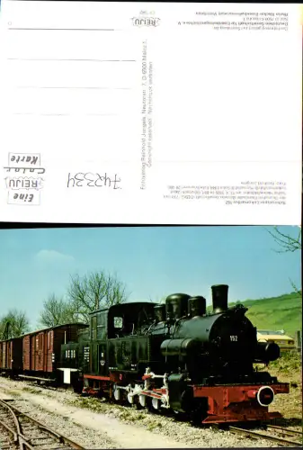 742334 Eisenbahn Dampflokomotive Heeresfeldbahn Bhf. Dörzbach Jagst