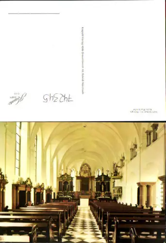 742345 Foto AK Velbert 15 Neviges Kath. Pfarrkirche Kirche Inneres