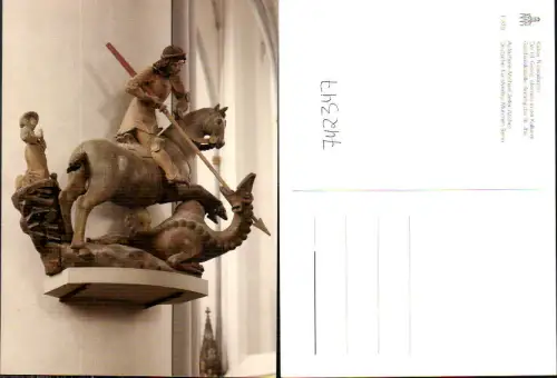 742347 Kalkar Nicolaikirche Hl. Georg Kalkarer Gasthauskapelle Detailansicht