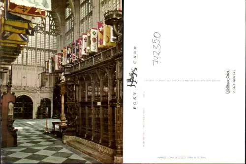 742350 London GB Henry VII Chapel Westminster Abbey Inneres