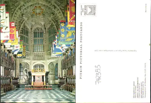 742353 London GB Westminster Abbey Henry VII Chapel