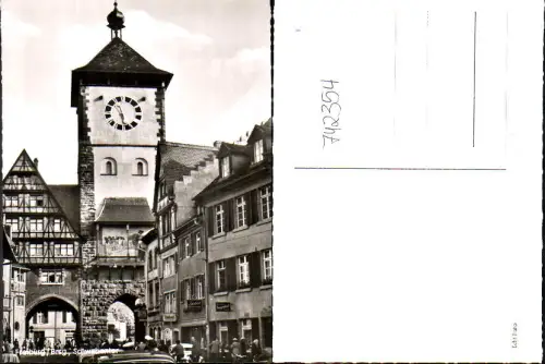 742354 Foto AK Freiburg i. Breisgau Schwabentor mit Erker