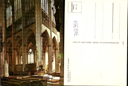 742357 Dom zu Köln a. Rhein Kreuzchor Detailansicht