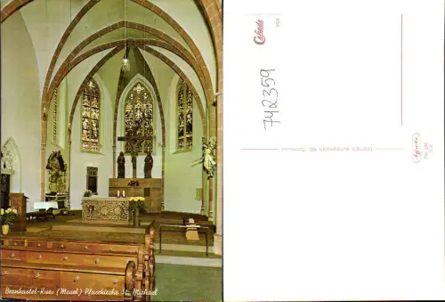 742359 Foto AK Bernkastel-Kues Mosel Pfarrkirche St Michael