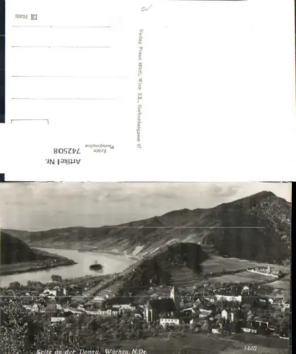 742508 Foto AK Spitz a. d. Donau Wachau
