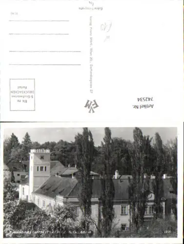 742534 Foto AK Gross-Pertholz Schloss Bad Großpertholz Zwettl Waldviertel