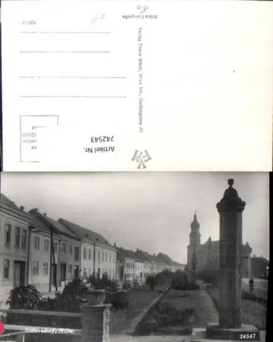 742543 Foto AK Göllersdorf Hauptplatz