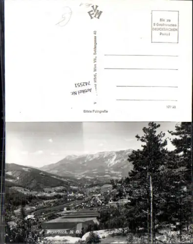 742551 Foto AK Payerbach Totale