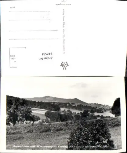 742558 Foto AK Kronstein mit Buchberg b. Rekawinkel b. Pressbaum