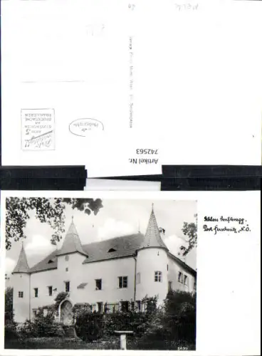 742563 Foto AK Schloss Senftenegg Post Ferschnitz