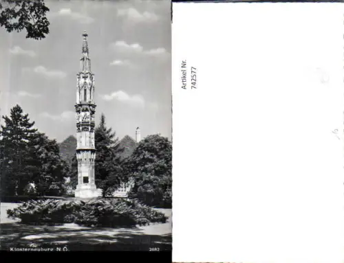 742577 Foto AK Klosterneuburg Tutzsäule