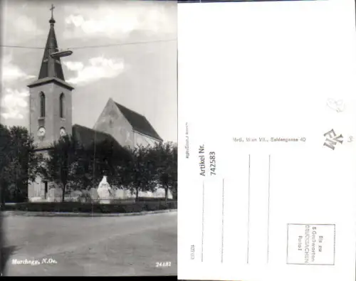 742583 Foto AK Marchegg Kirche