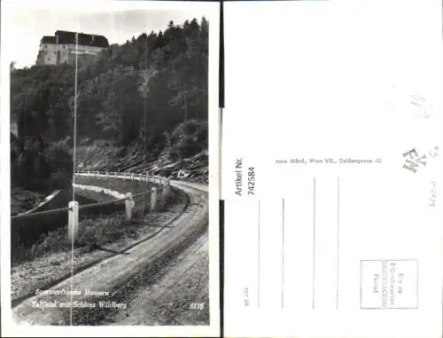 742584 Foto AK Messern Taffatal mit Schloss Wildberg Horn