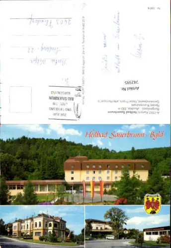 742595 Mehrbild AK Bad Sauerbrunn Neues Kurzentrum Gemeindeamt Hotel Fröch