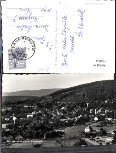 742604 Foto AK Bad Sauerbrunn Ansicht 1972