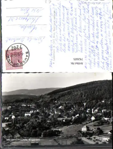 742605 Foto AK Bad Sauerbrunn Ansicht 1970