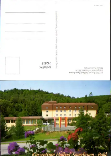 742615 Bad Sauerbrunn Kurzentrum
