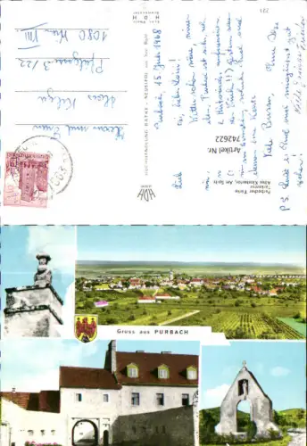 742622 Mehrbild AK Purbach Purbacher Türke Türkentor Altes Klostertor Am Spitz