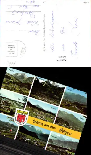 742659 Mehrbild AK Walgau Frastanz Gurtis Schlins Thüringen Schnifis